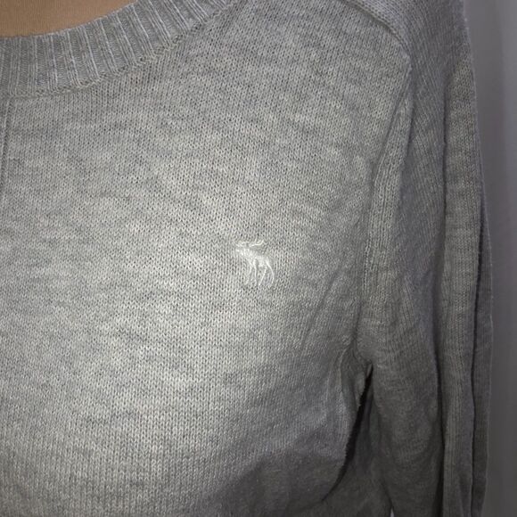 ABERCROMBIE & FITCH Classic Grey Sweater - Size Small - Excellent Condition - Picture 4 of 8
